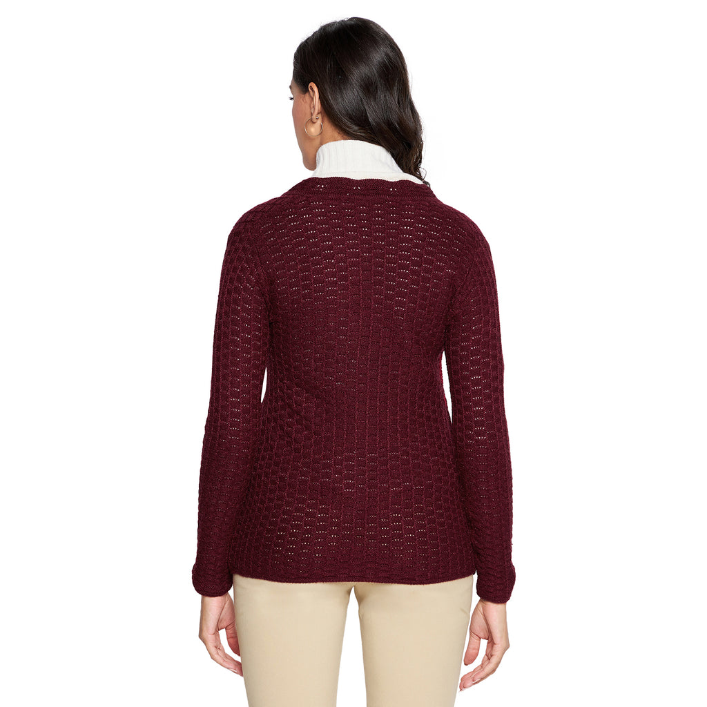 Duke Urban Women Full sleeve V Neck Cardigan (SDS1065)