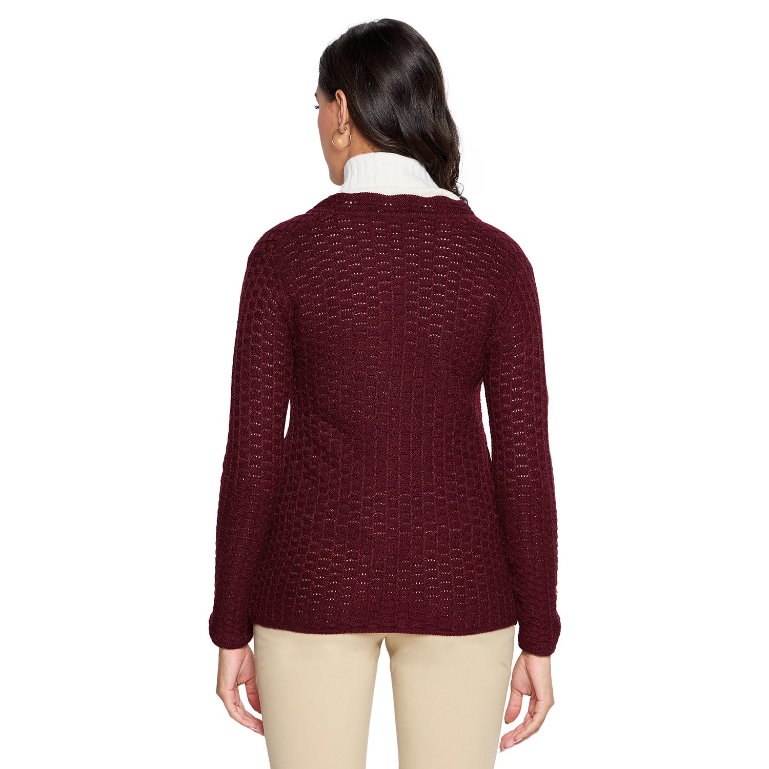 Duke Urban Women Full sleeve V Neck Cardigan (SDS1065)