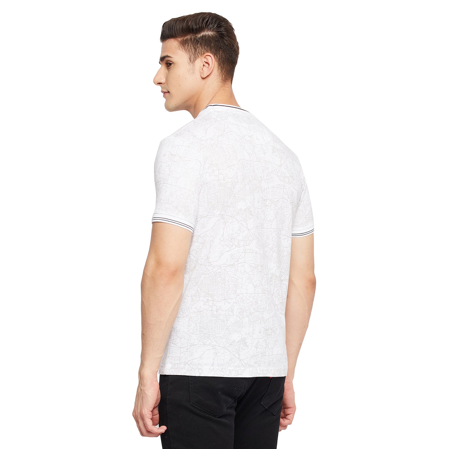 Duke Stardust Men Half Sleeve Cotton T-shirt (LF5342)