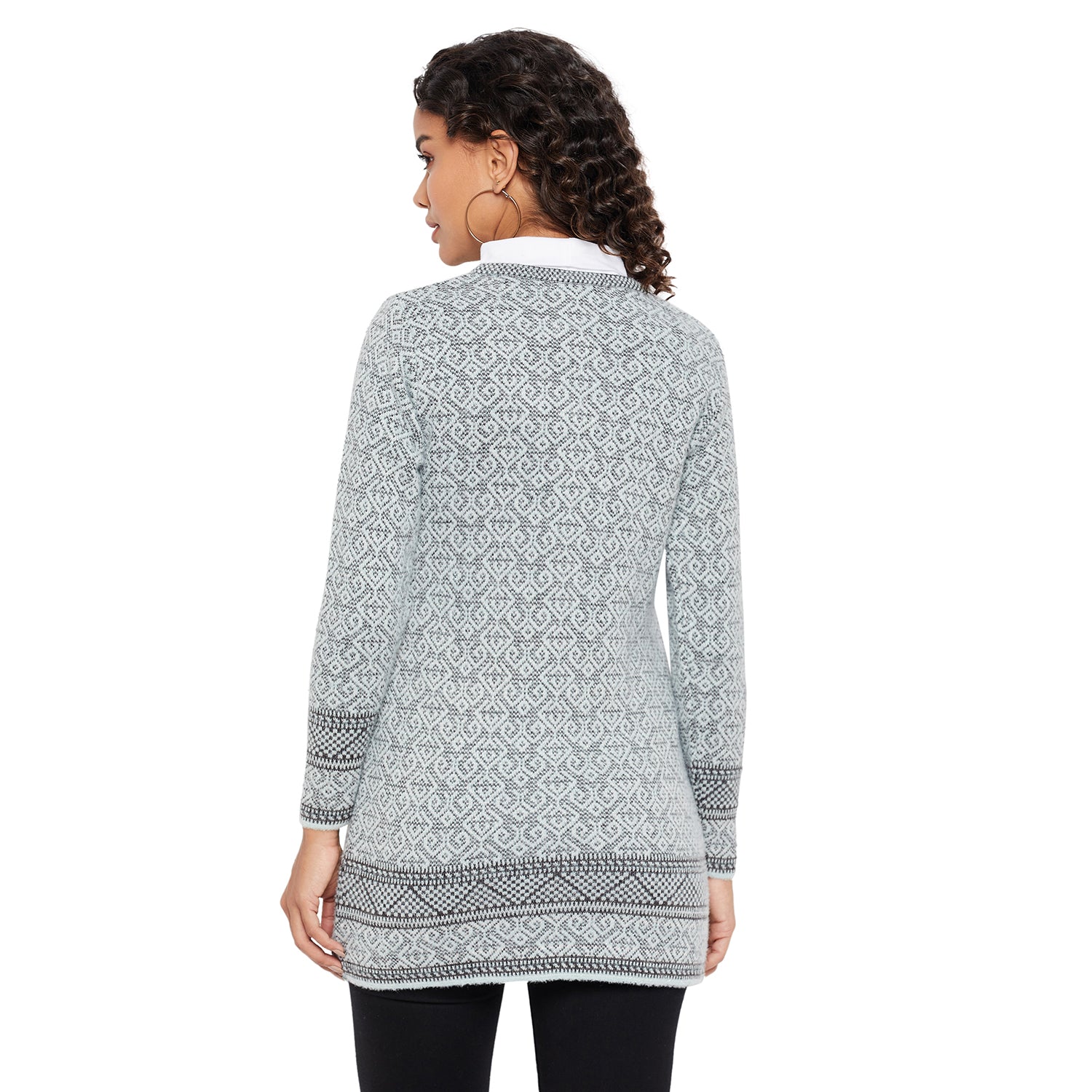 Duke Urban Women Round Neck Cardigan  (SDS1107)