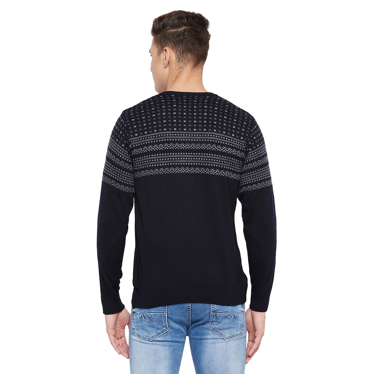 Duke Urban Men Full Sleeve V Neck Sweater (SDS668)