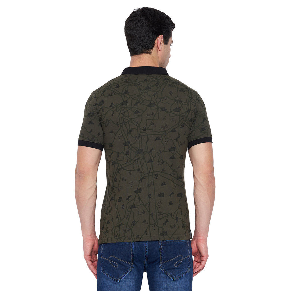 Duke Stardust Men Half Sleeve Cotton T-shirt (LF5237)