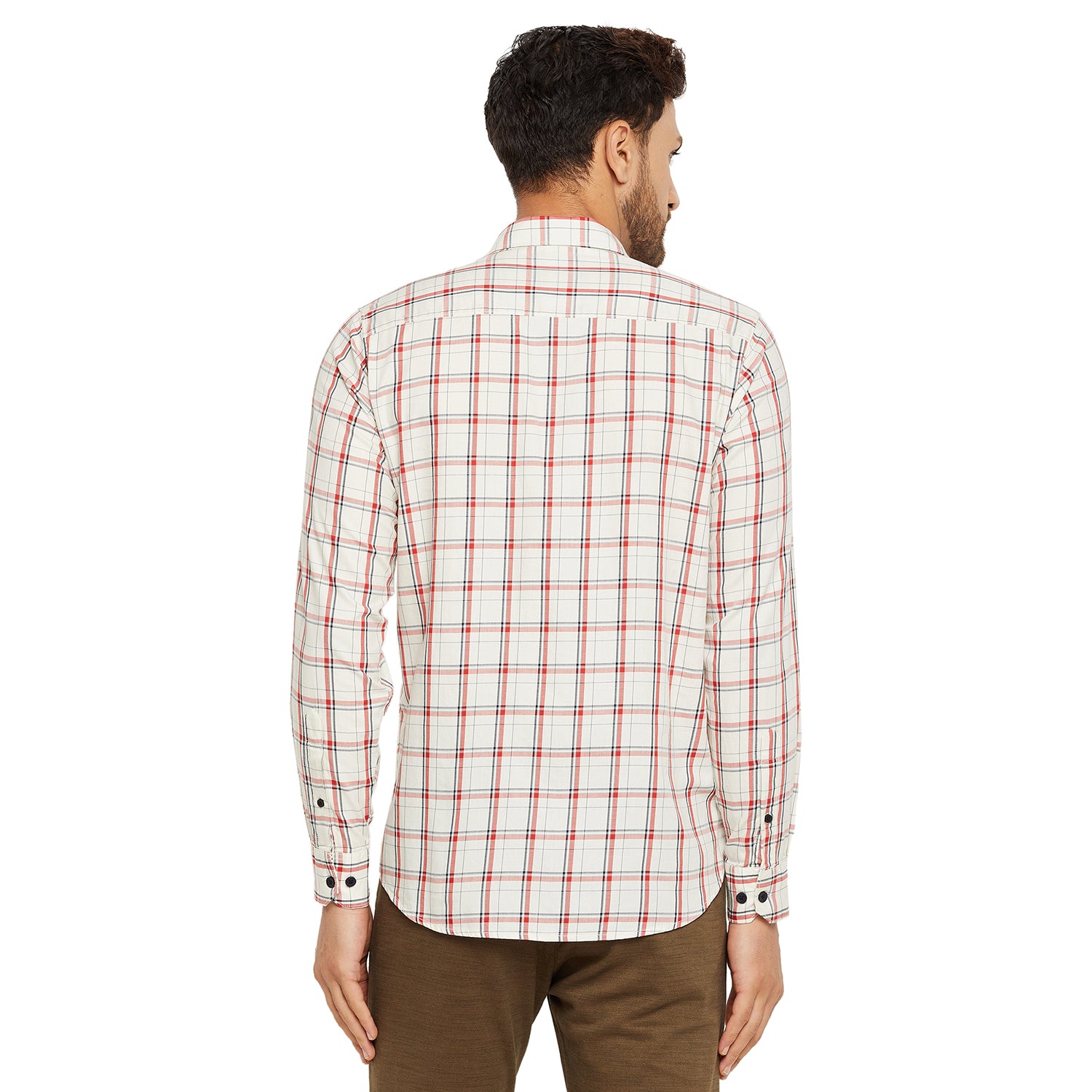 Duke Stardust Men Slim Fit Solid Spread Collar Casual Shirt (SDO6CKF)