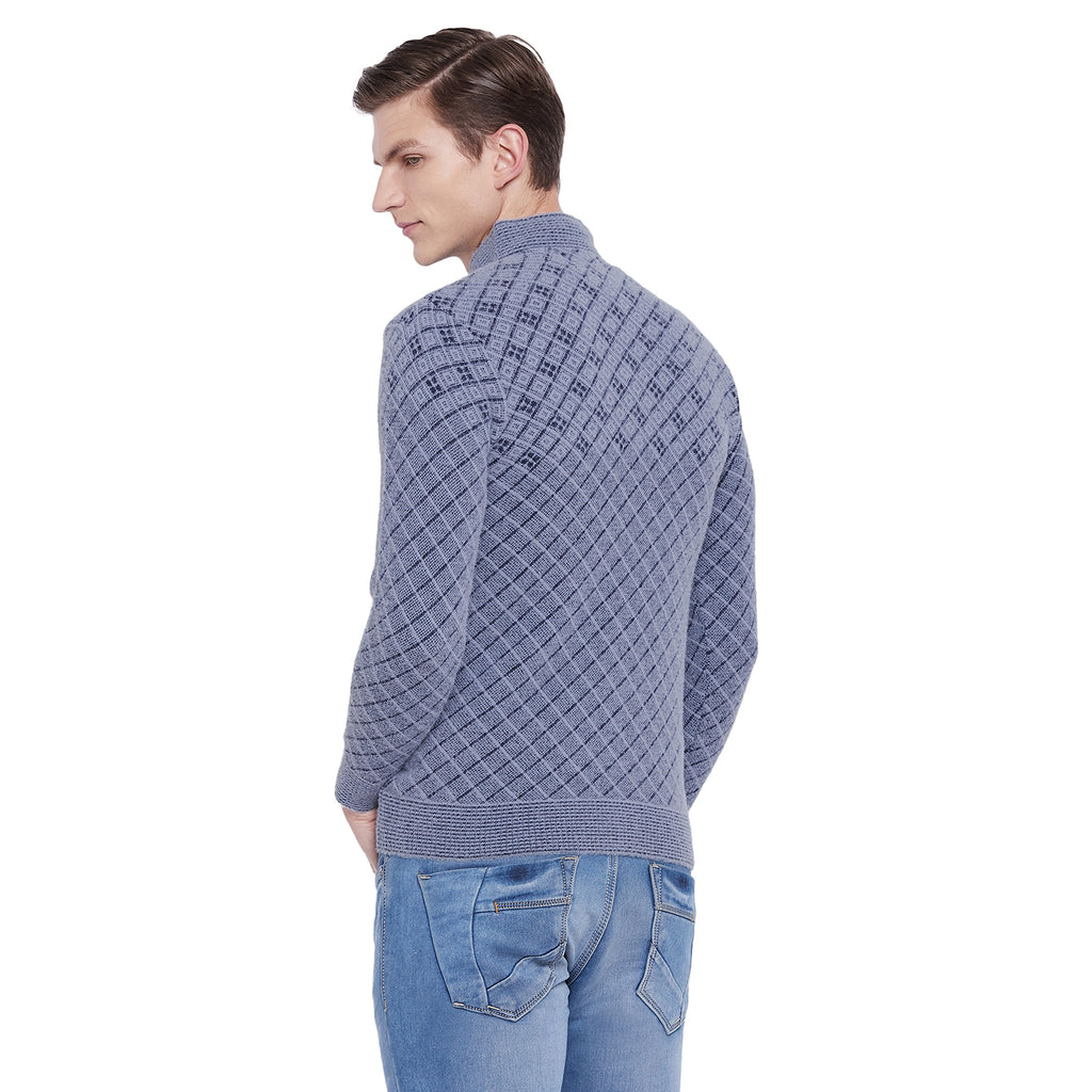 Duke Stardust Men Full Sleeve Zipper Sweater (SDS681)