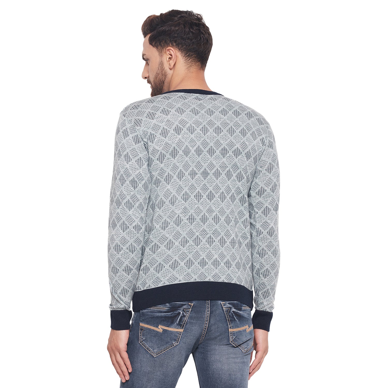 Duke Stardust Men Full Sleeve Round Neck Sweater (WSDS8032)