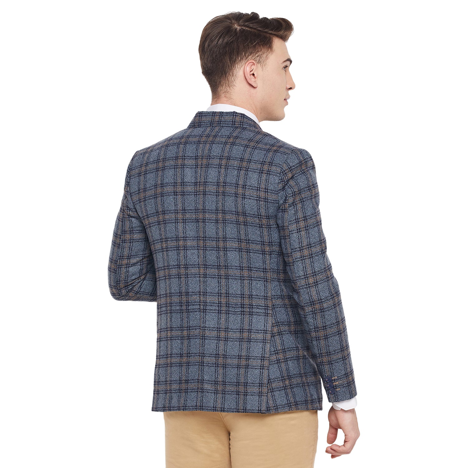 Duke Stardust Men Full Sleeve Lapel Neck Coat (SDZ933)