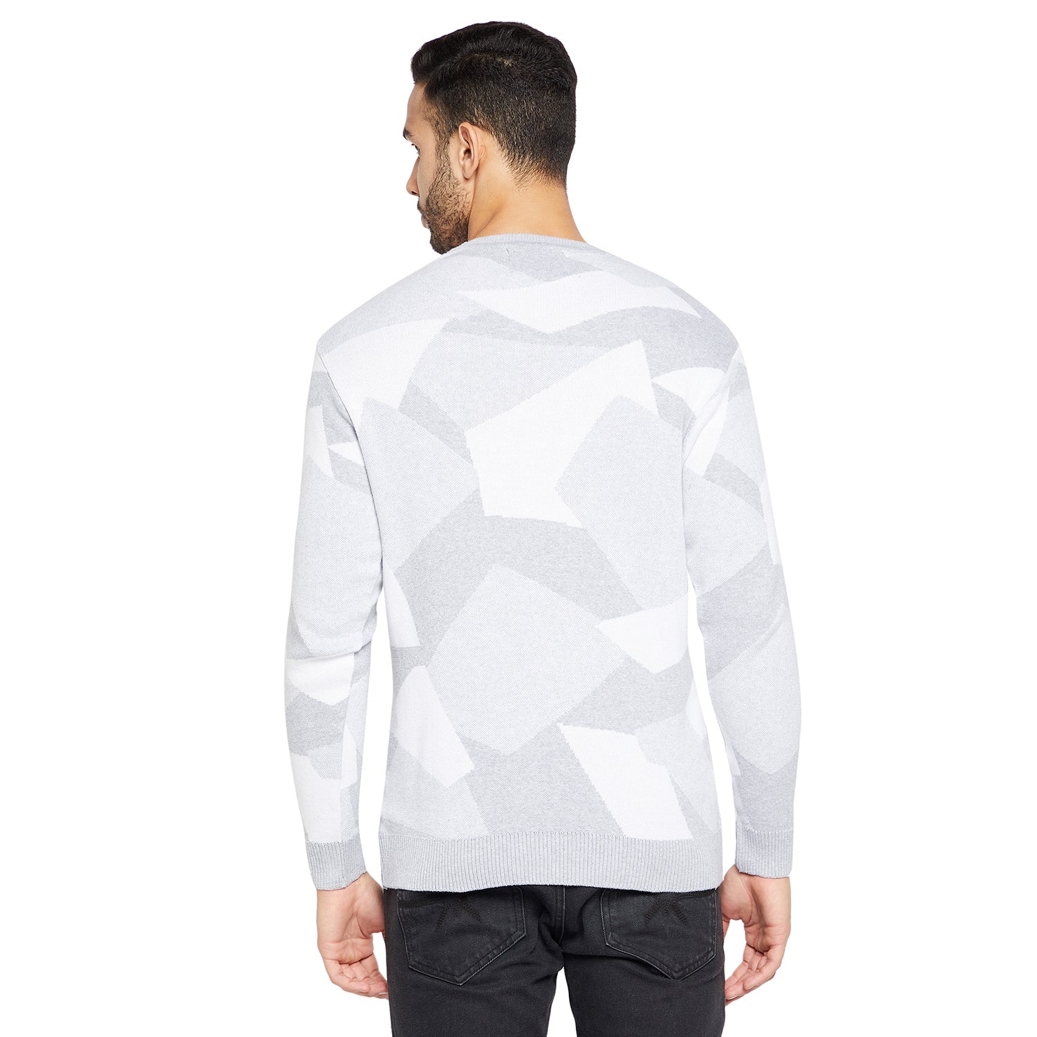 Duke Urban Men Full Sleeve Self Design Sweater (SDS2074)