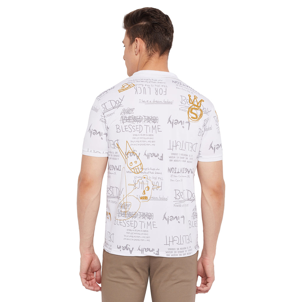 Duke Stardust Men Half Sleeve Cotton T-shirt (LF5036)
