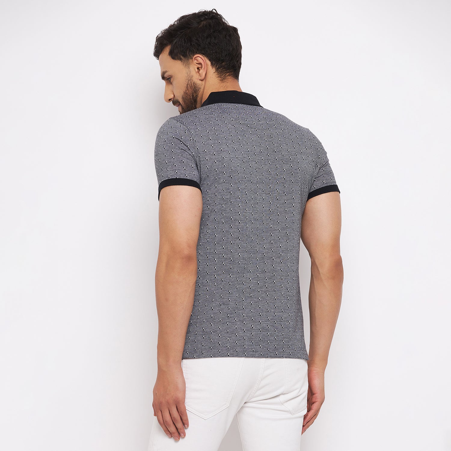 Duke Stardust Men Half Sleeve Cotton T-shirt (LF5378)