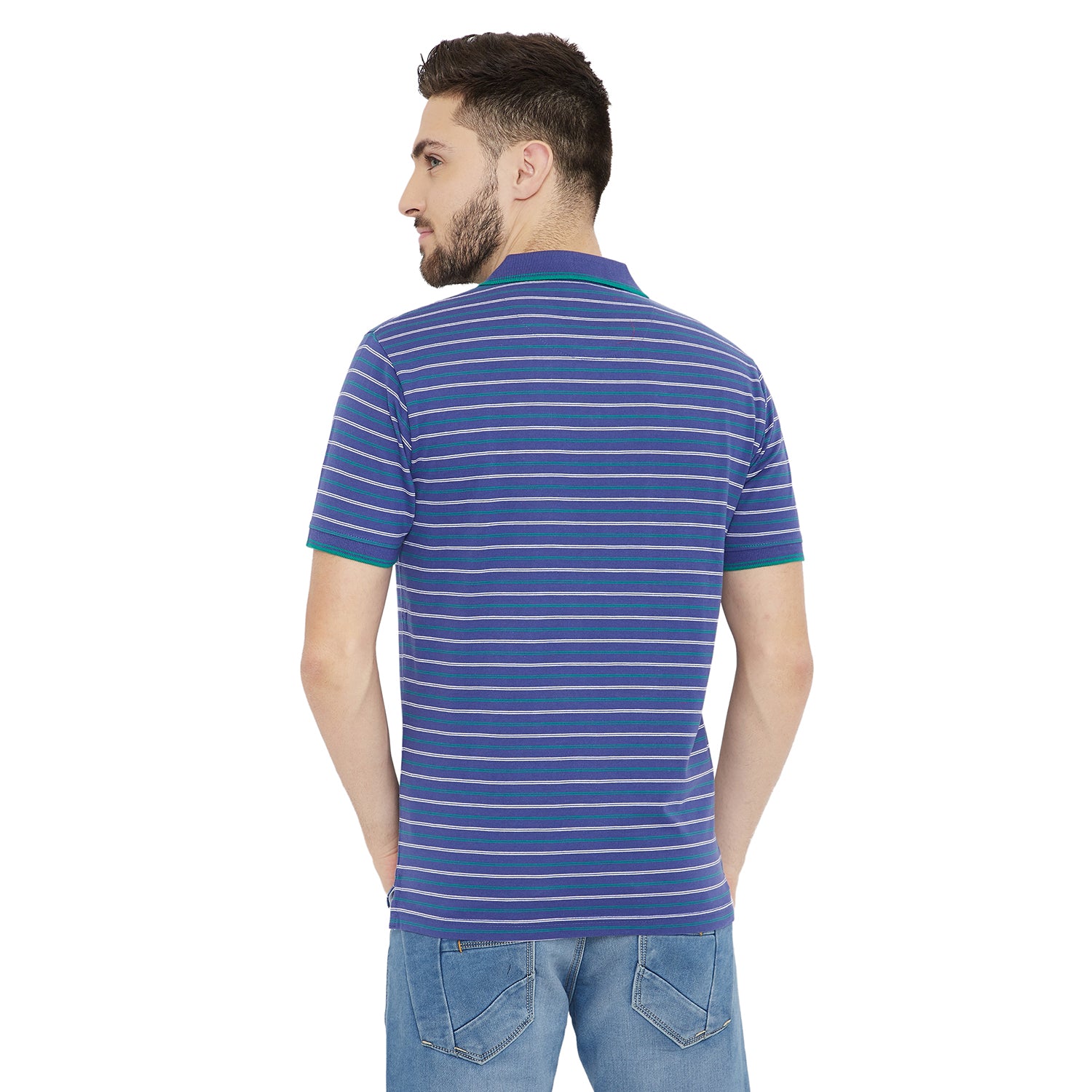 Duke Stardust Men Half Sleeve Cotton T-shirt (MLF4977)