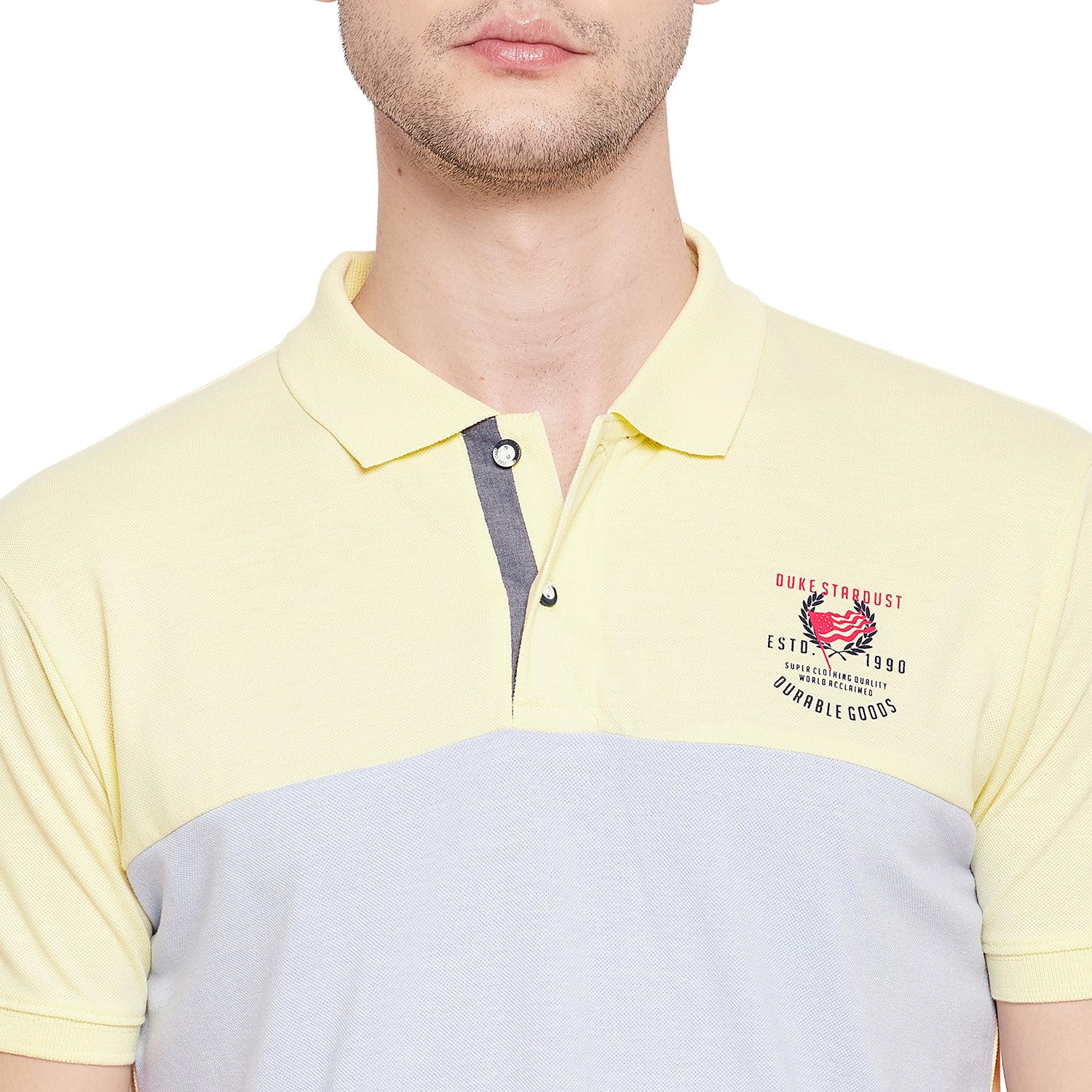 Duke Stardust Men Half Sleeve Cotton T-shirt (LF5383)