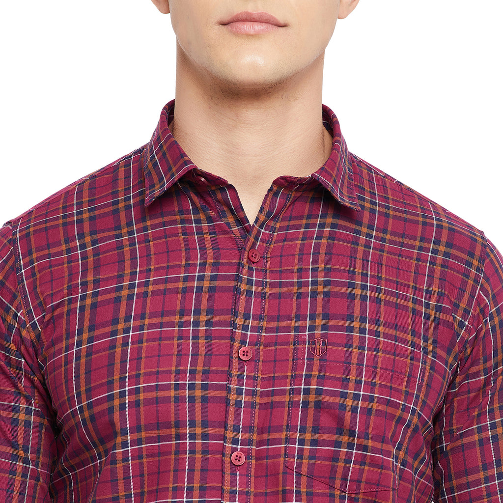 Duke Urban Men Full Sleeve  Cotton Shirt (SDO7CKOQ)