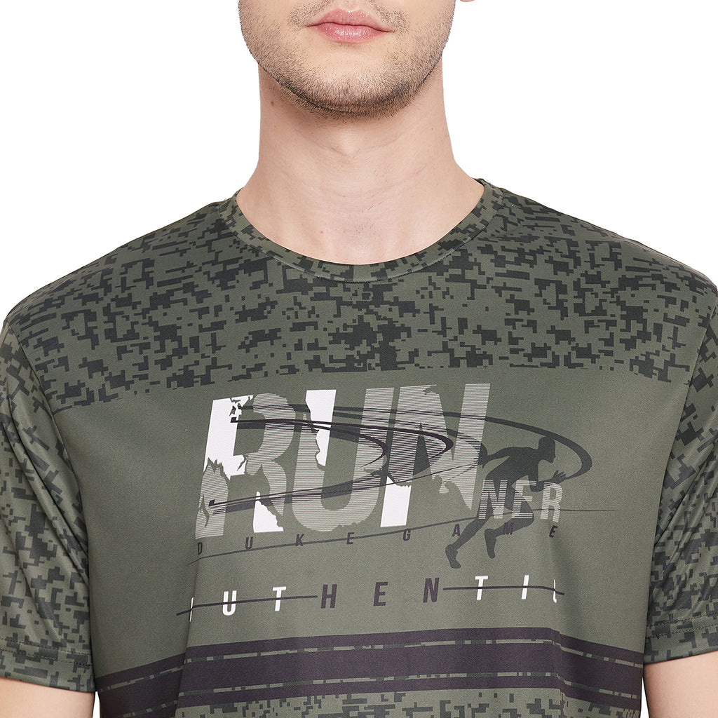 Duke Stardust Men Half Sleeve Sports T-shirt (GD1169)