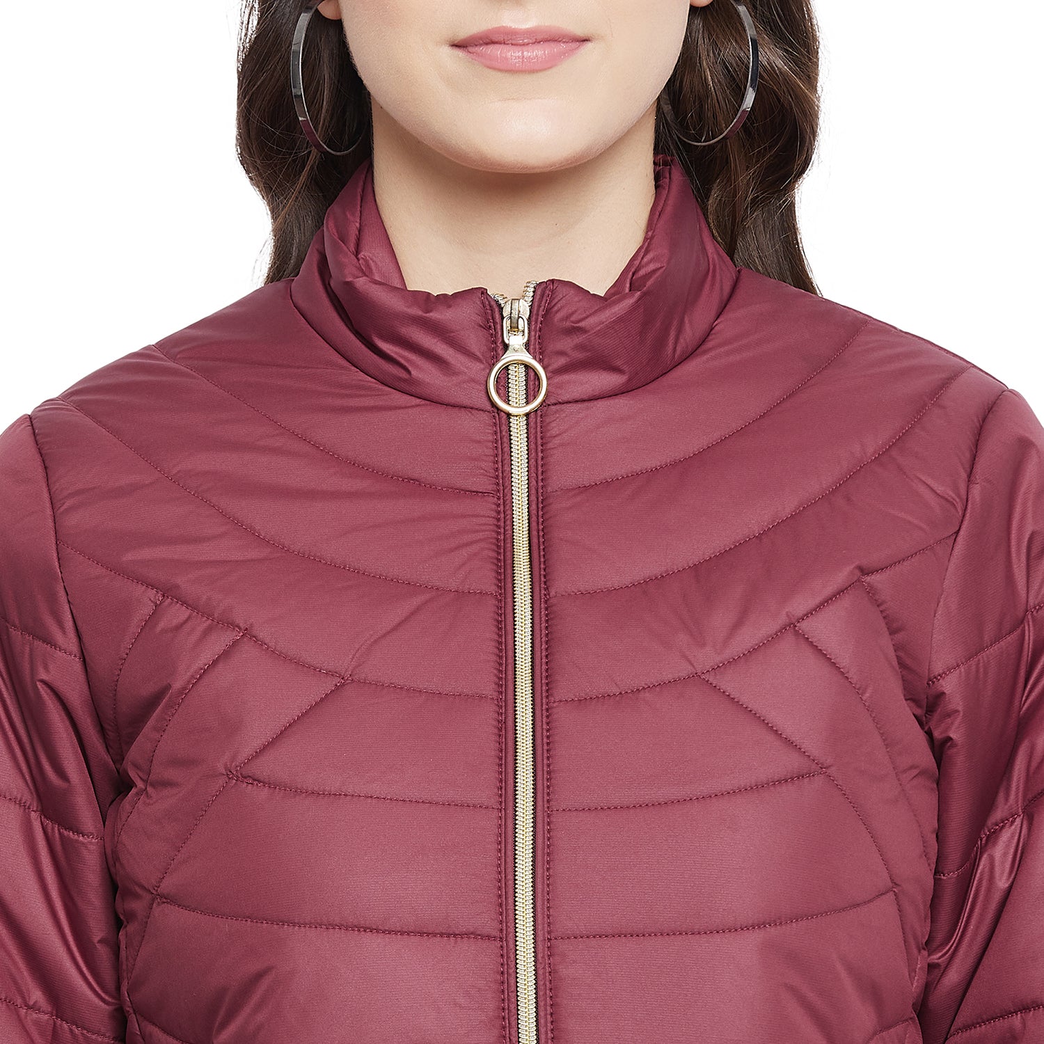 Duke Urban Women Full Sleeve Quilted Jacket (SDZ6740)