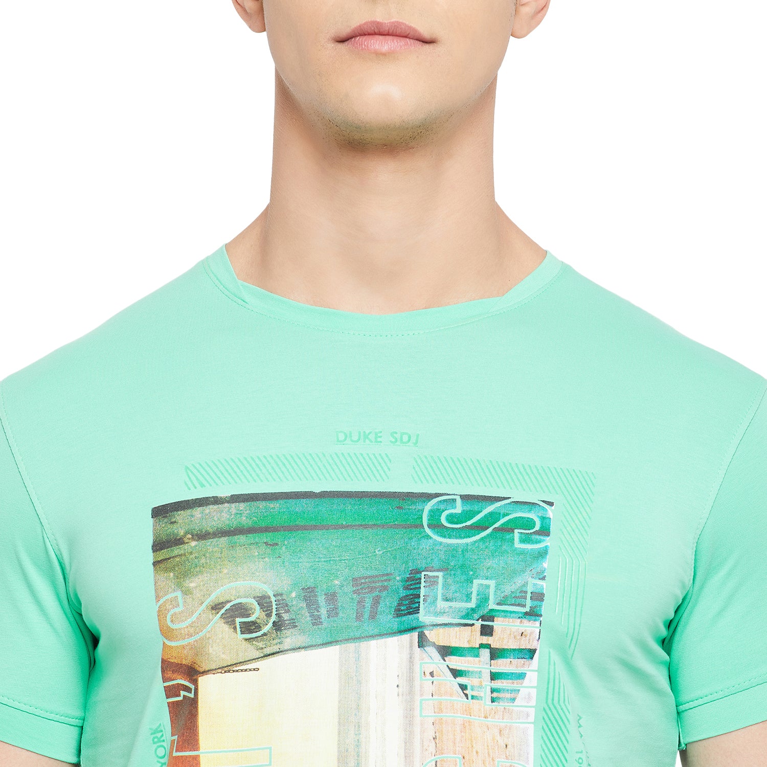Duke Stardust Men Half Sleeve Cotton T-Shirt (LF4609)