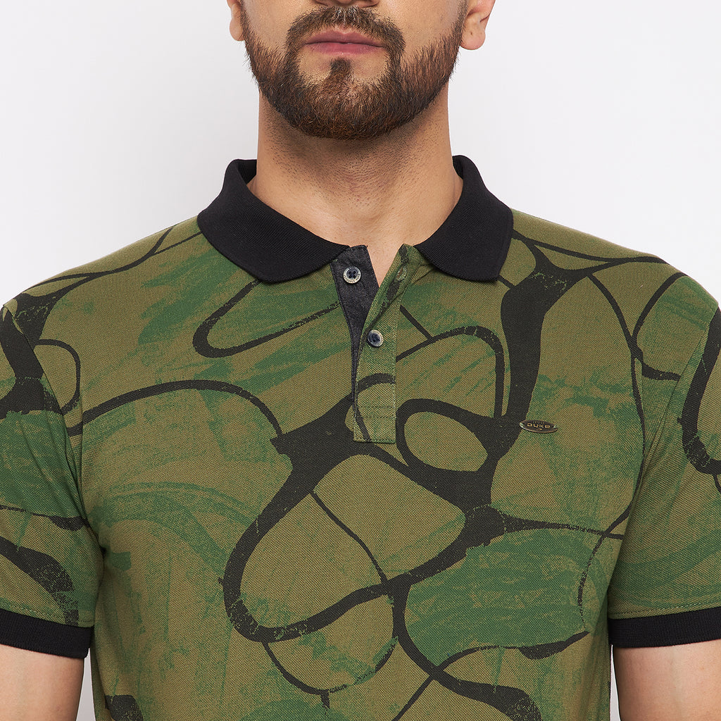 Duke Stardust Men Half Sleeve Cotton T-shirt (LF4950)