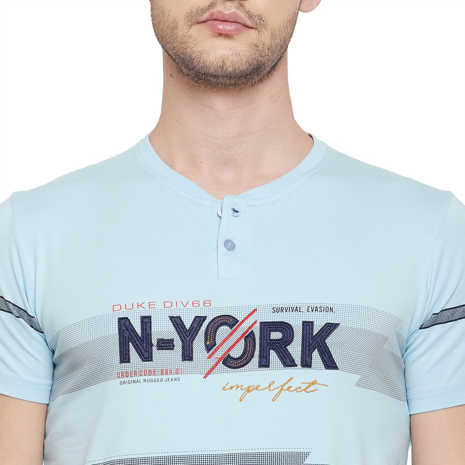 Duke Urban Men Half Sleeve Cotton T-shirt (LQ3715)