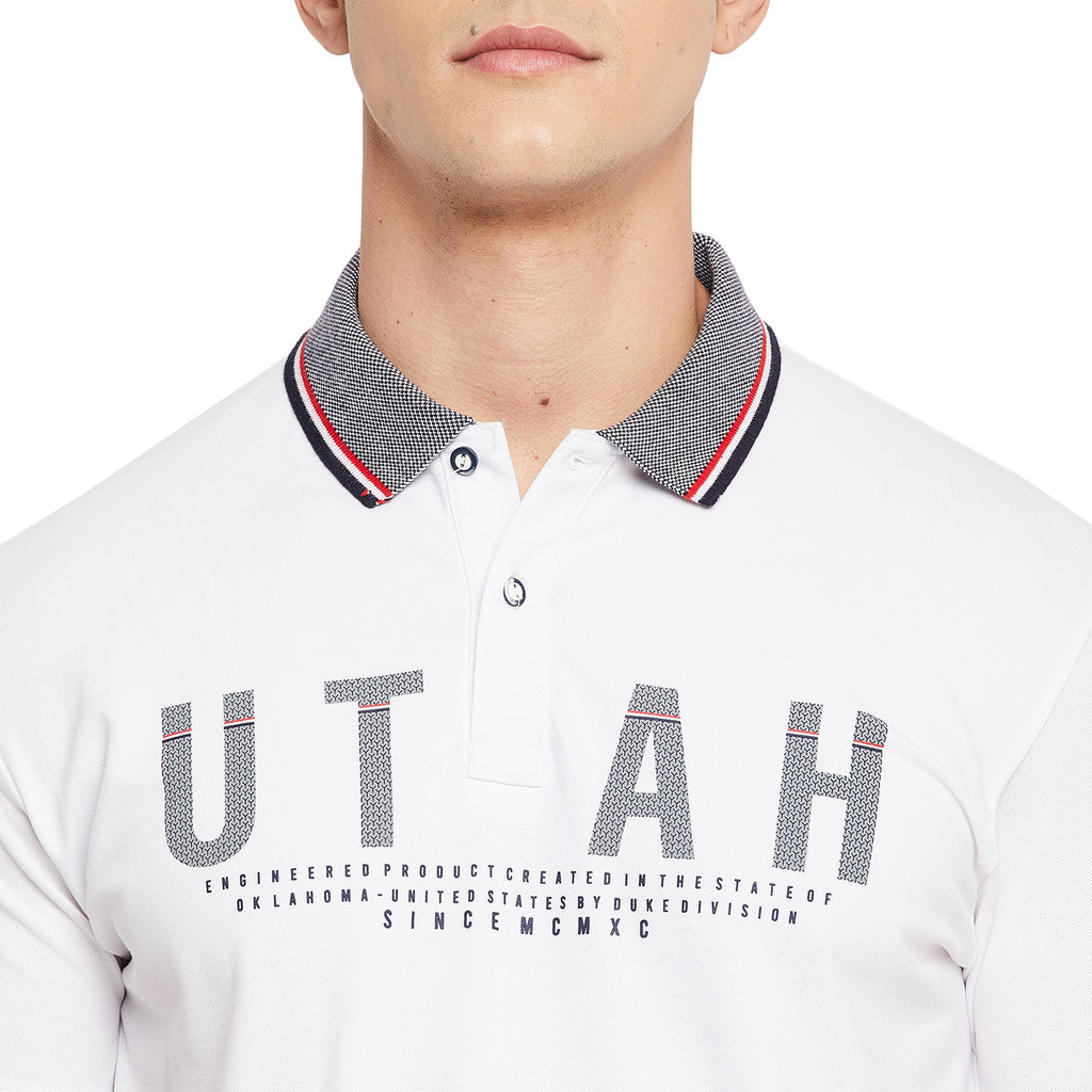 Duke Stardust Men Half Sleeve Cotton T-shirt (LF5189)