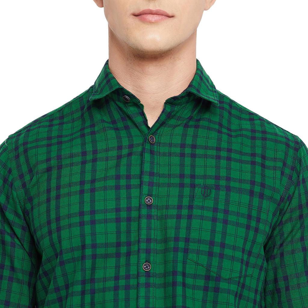Duke Stardust Men Full Sleeve  Cotton Shirt (SDO5CKIA)