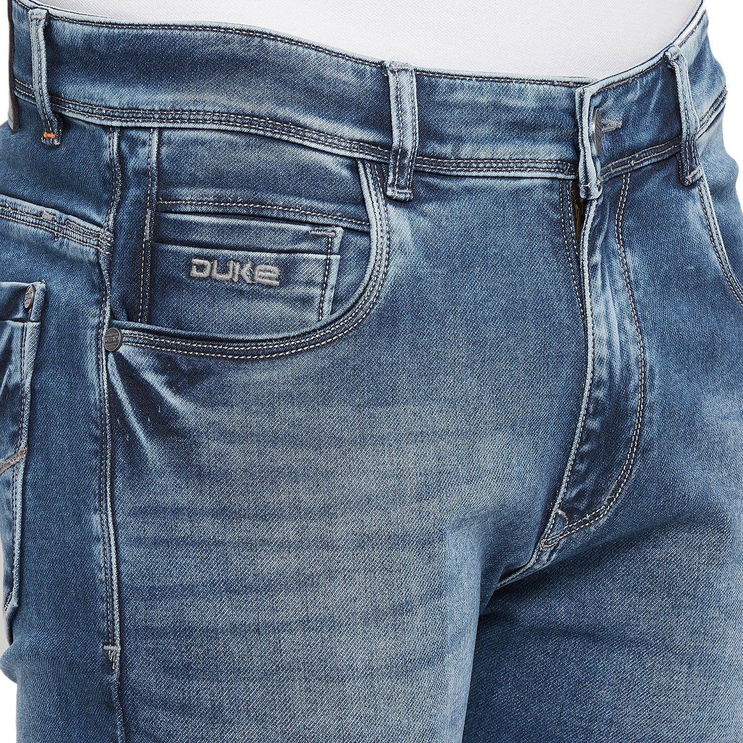 Duke Stardust Men Slim Fit Stretchable Jeans (SDD5187Q)