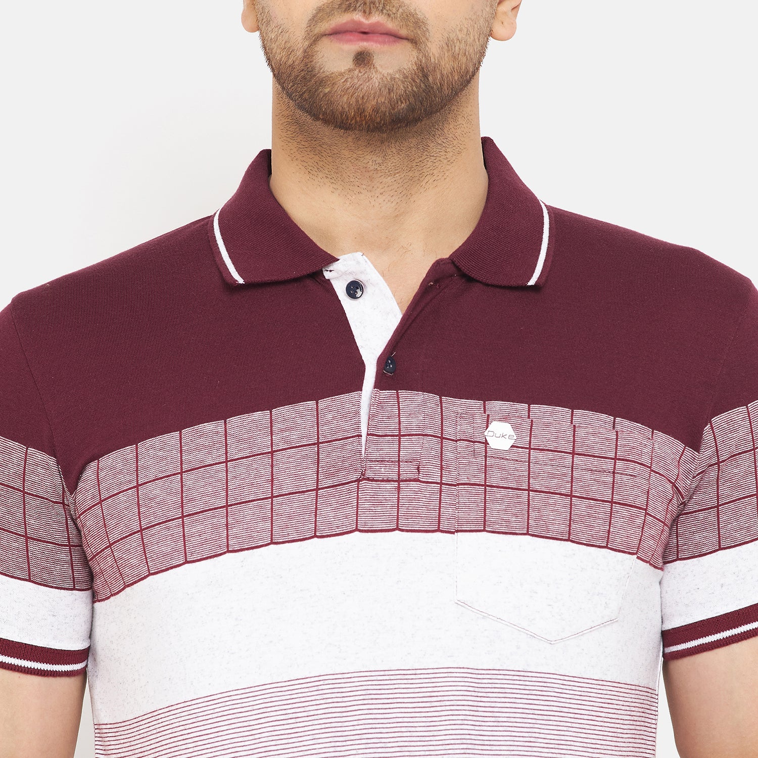 Duke Stardust Men Half Sleeve Cotton T-shirt (LF5716)