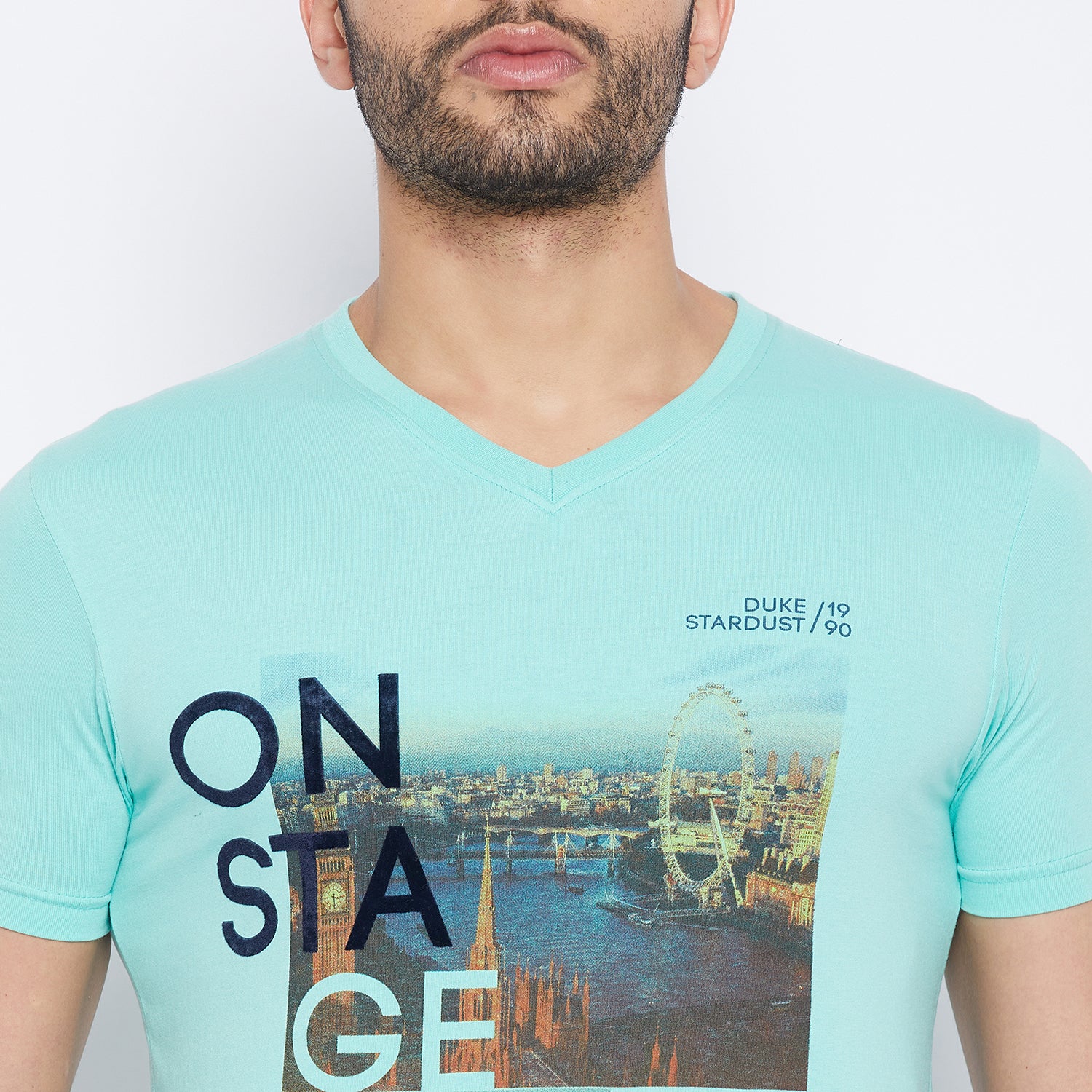 Duke Stardust Men Half Sleeve Cotton T-shirt (MTLF229)