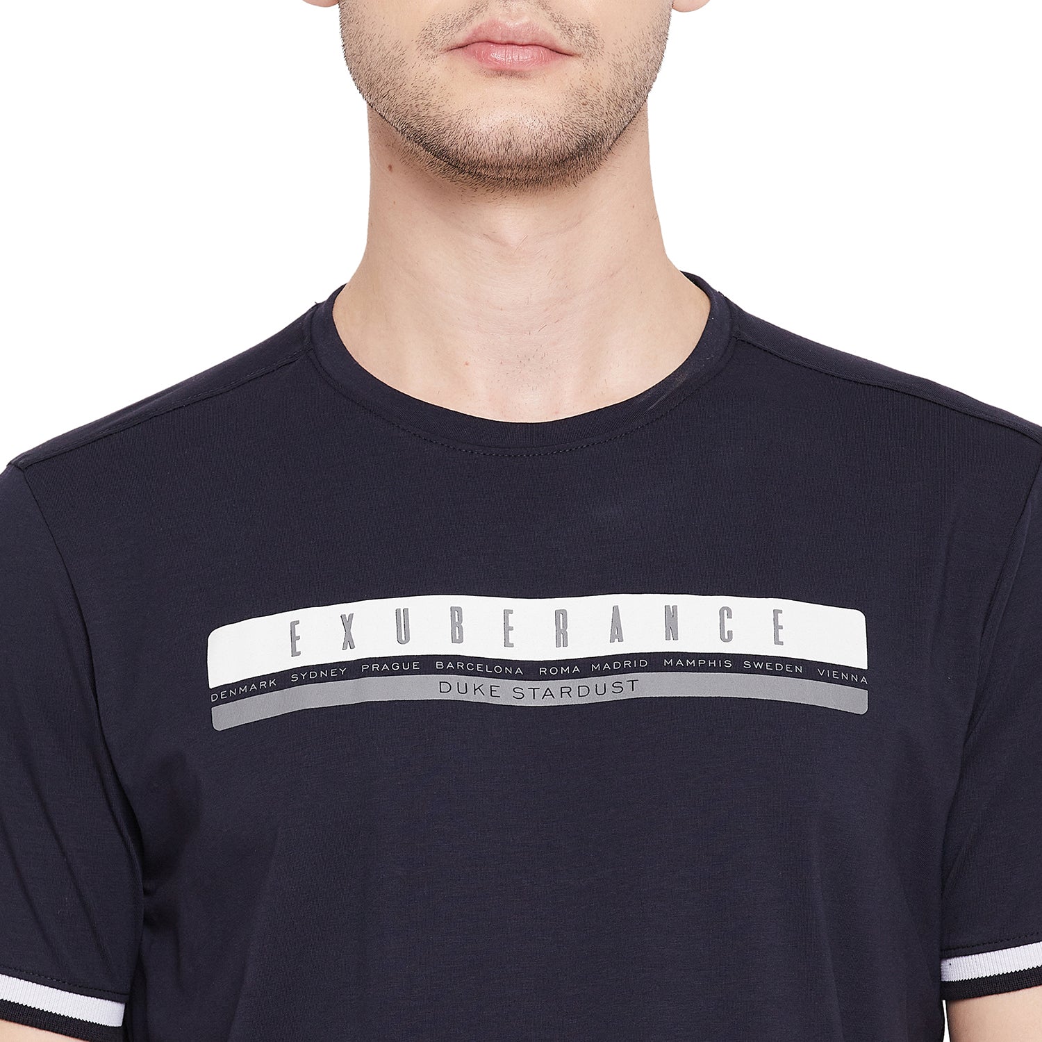 Duke Stardust Men Half Sleeve Cotton T-shirt (LF5264)