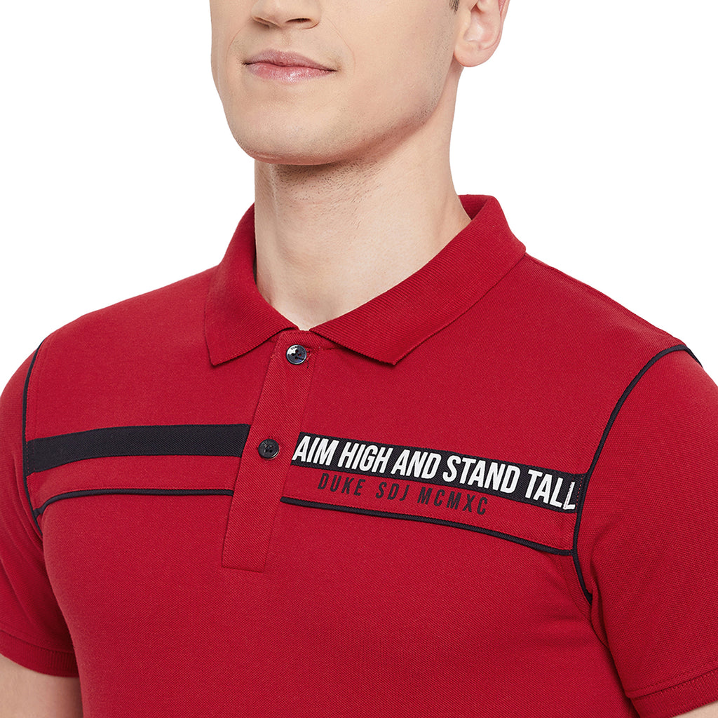 Duke Stardust Men Half Sleeve Cotton T-Shirt (LF5406)