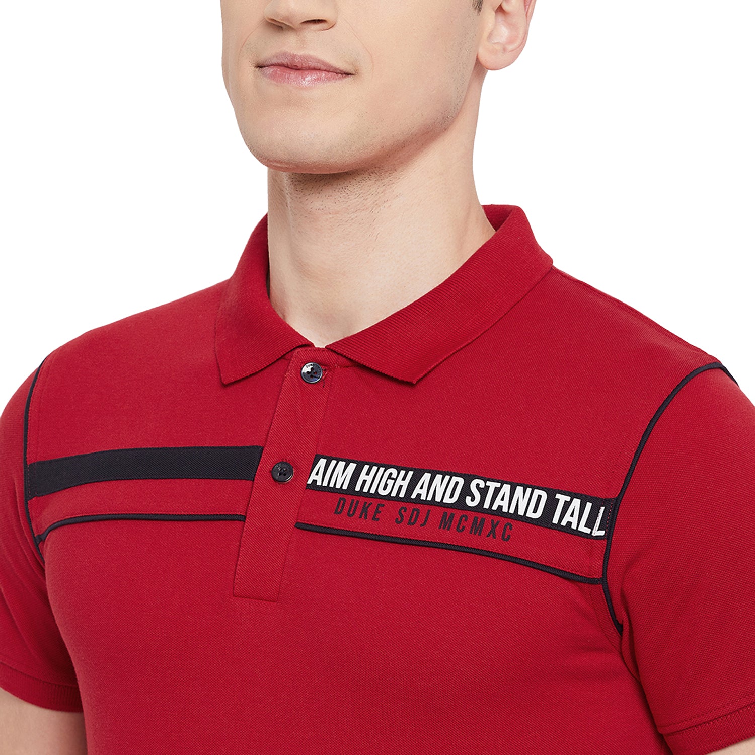 Duke Stardust Men Half Sleeve Cotton T-Shirt (LF5406)