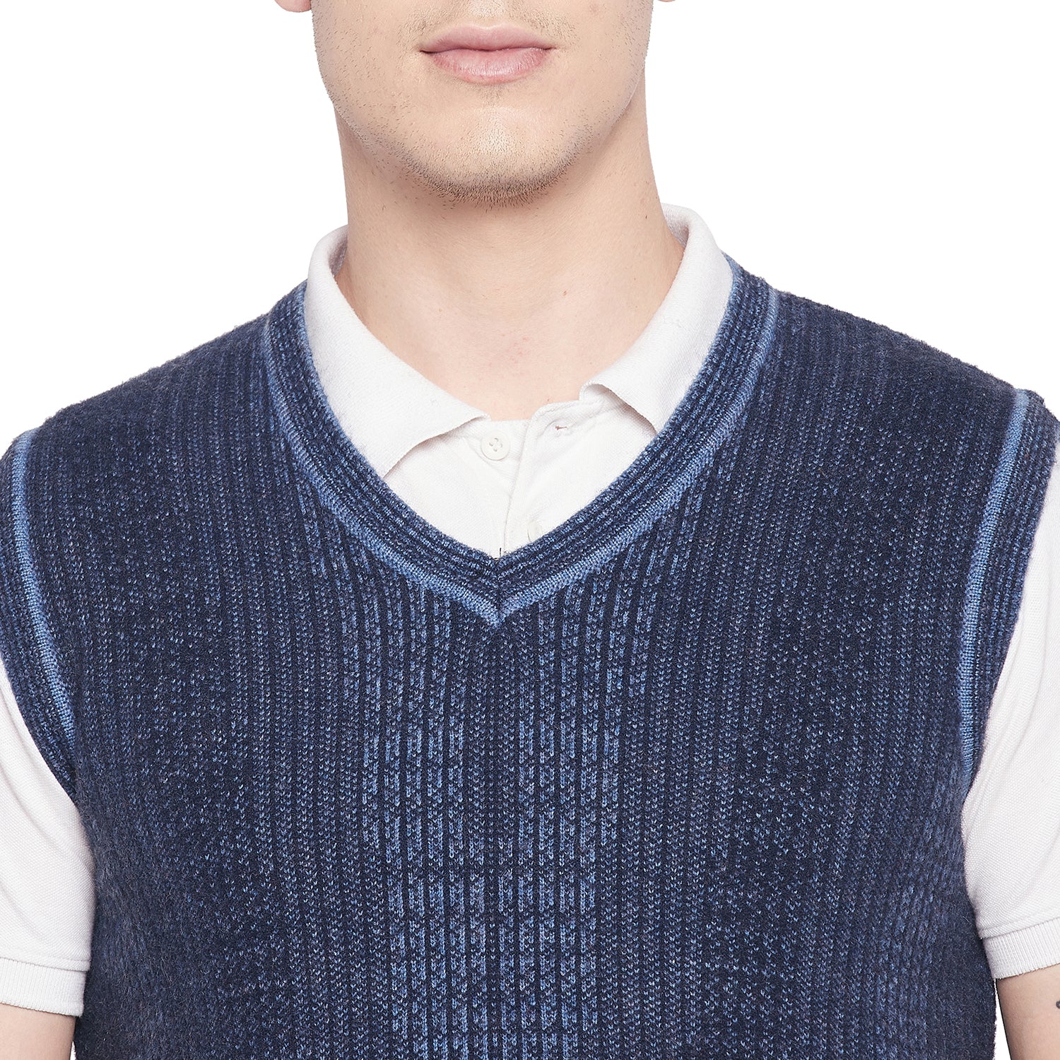 Duke Urban Men Sleeveless V Neck Sweater (SDS2031)