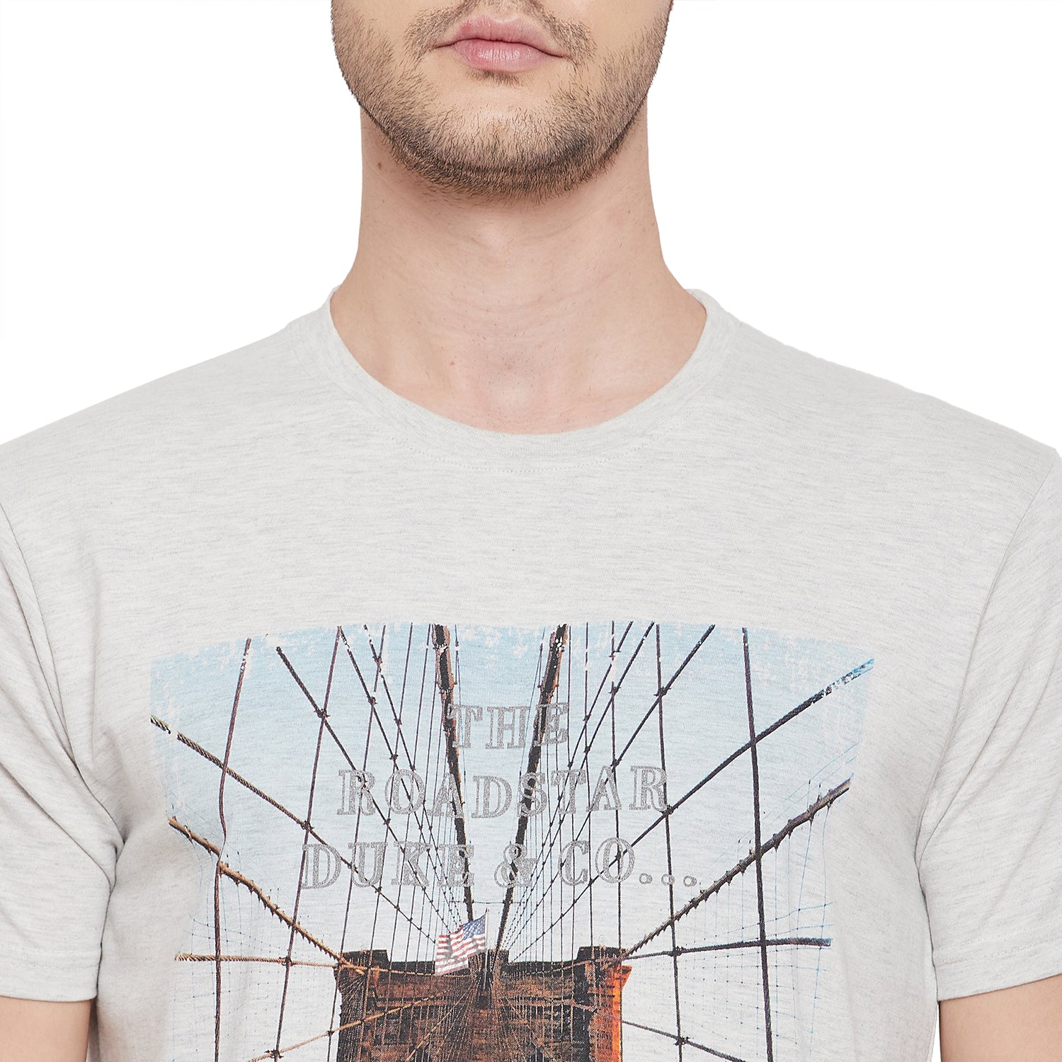 Duke Urban Men Half Sleeve Cotton T-shirt (LF5254)