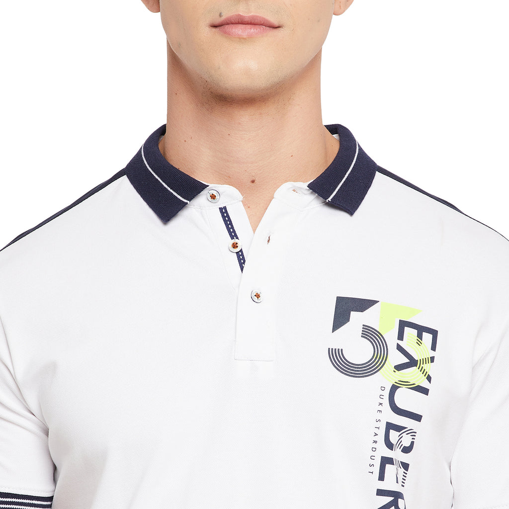 Duke Stardust Men Half Sleeve Cotton T-shirt (LF5207)