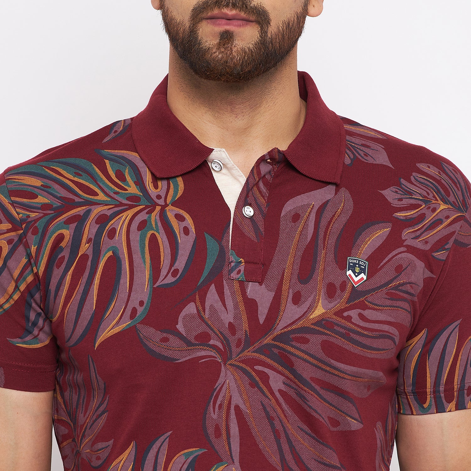 Duke Stardust Men Half Sleeve Cotton T-shirt (LF4827)
