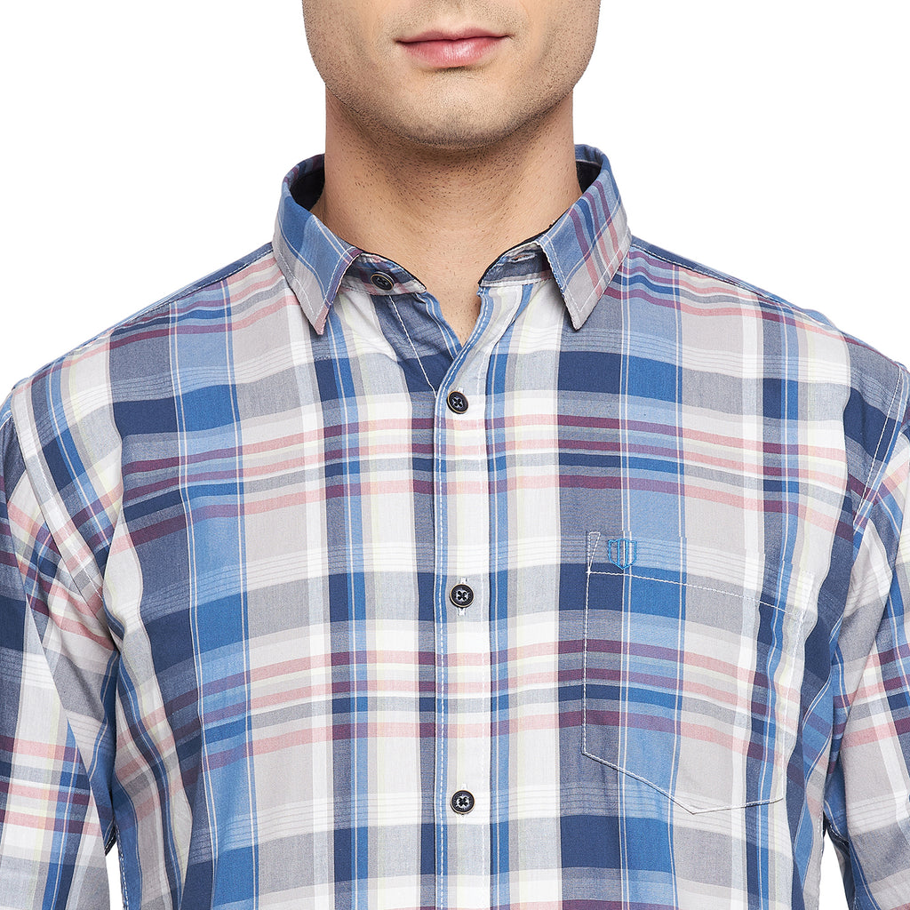 Duke Urban Men Full Sleeve  Cotton Shirt (SDO5CKB)