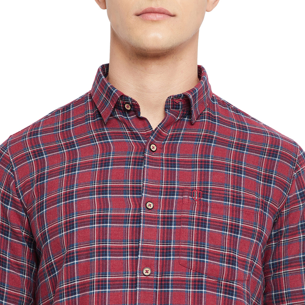 Duke Stardust Men Full Sleeve  Cotton Shirt (SDO7CKRQ)