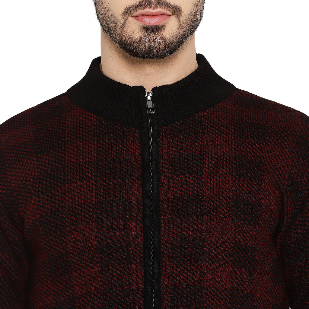 Duke Stardust Men Full Sleeve Zipper Sweater (SDS2086)