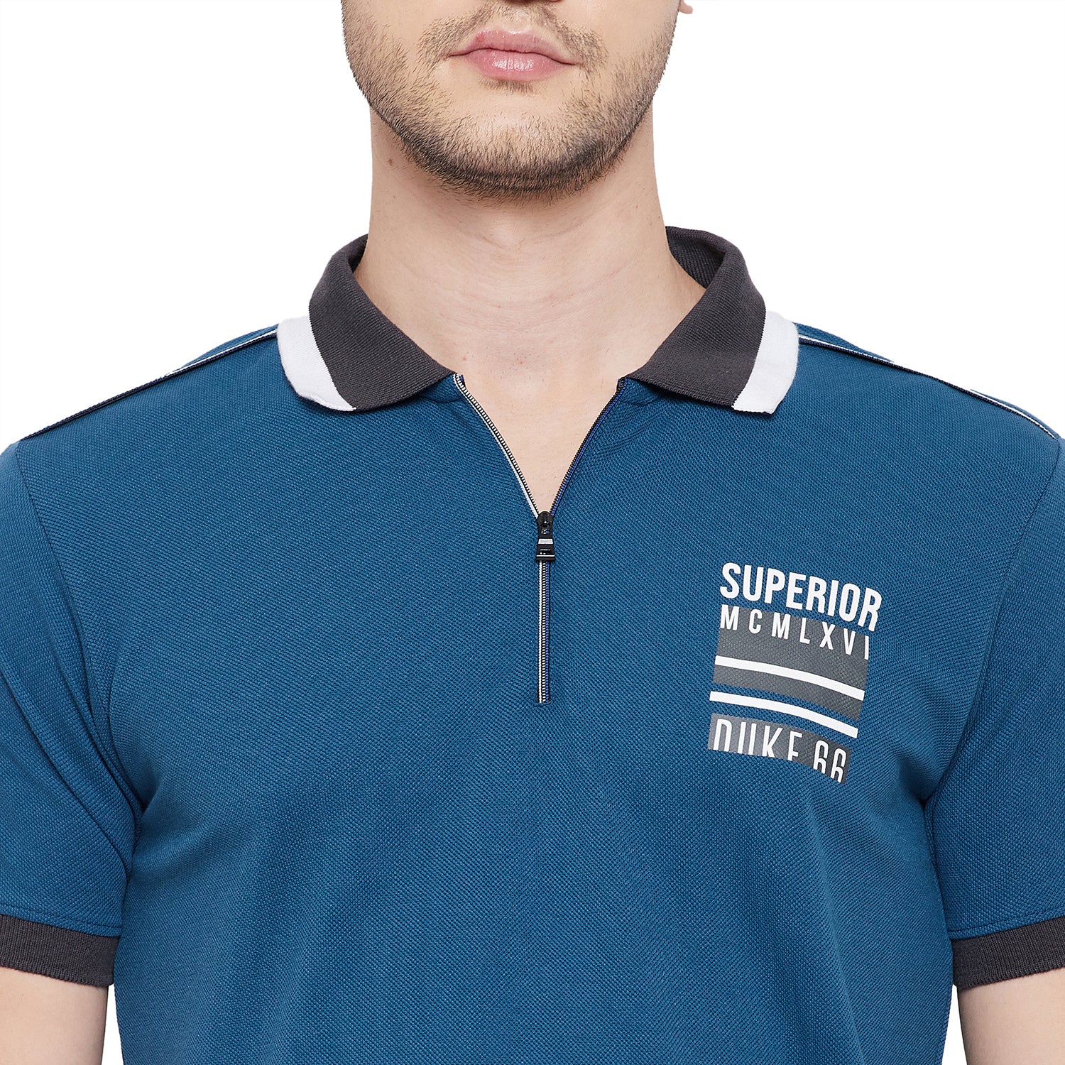Duke Stardust Men Half Sleeve Cotton T-shirt (LF5238)