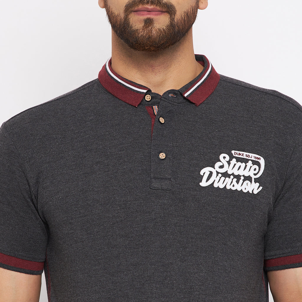 Duke Stardust Men Half Sleeve Cotton T-shirt (LF4822)