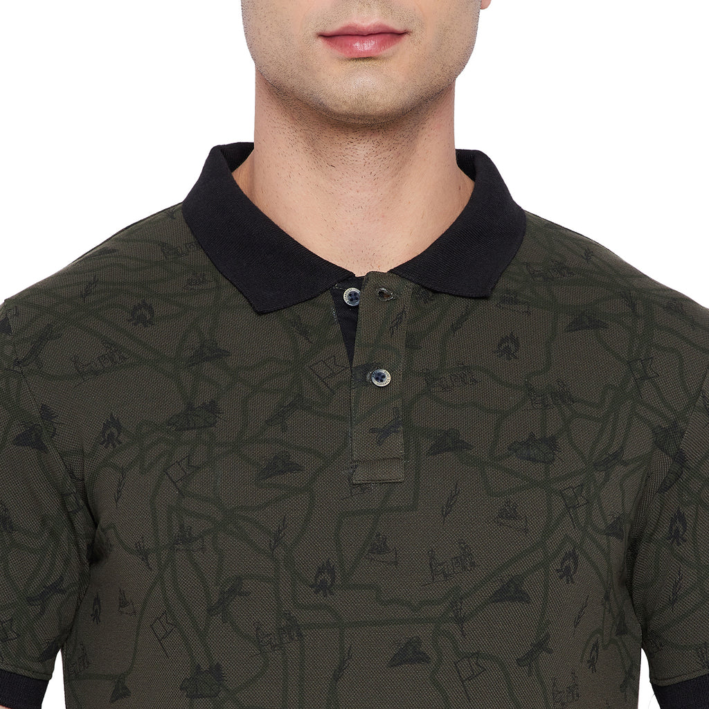Duke Stardust Men Half Sleeve Cotton T-shirt (LF5237)