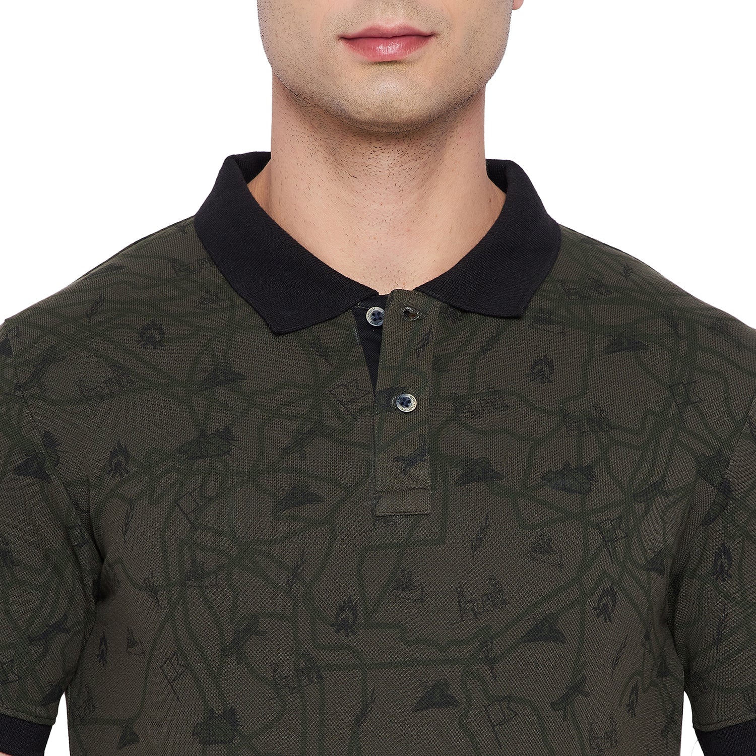 Duke Stardust Men Half Sleeve Cotton T-shirt (LF5237)