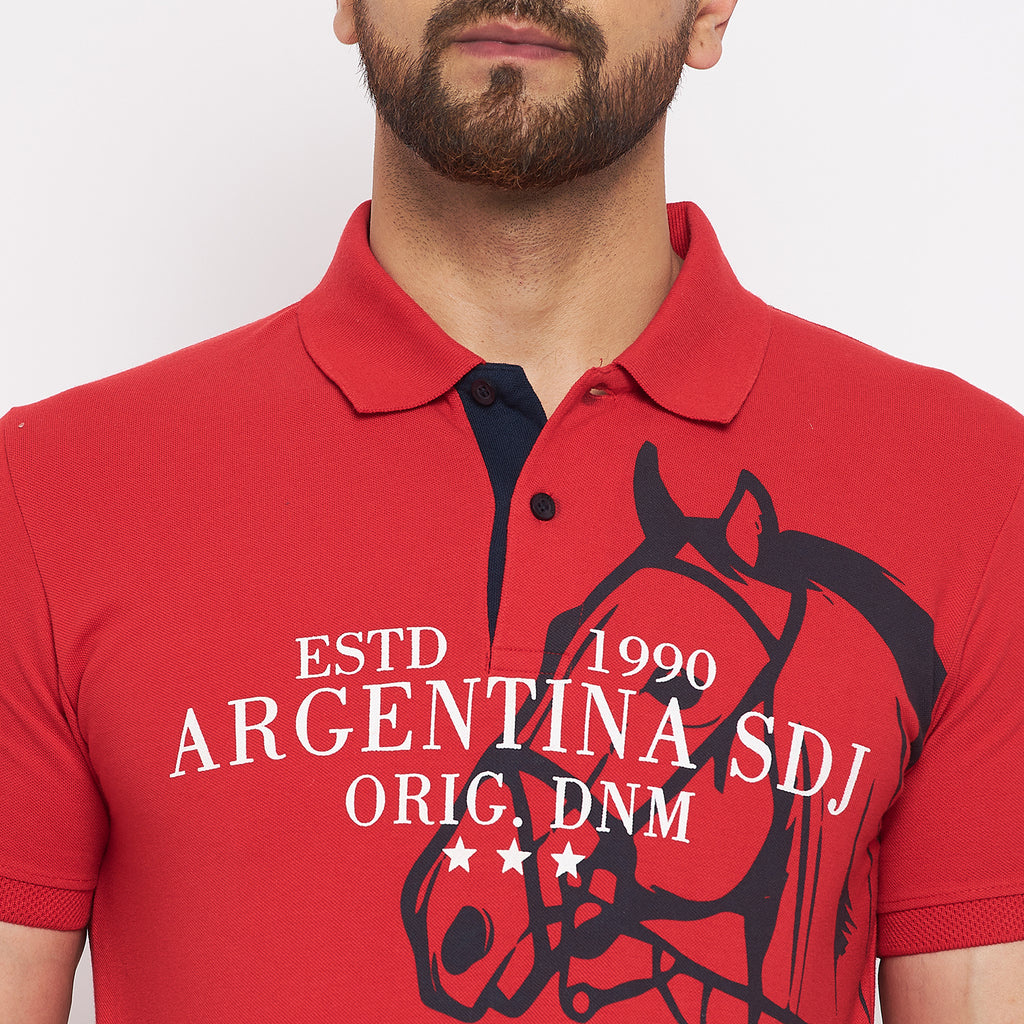 Duke Stardust Men Half Sleeve Cotton T-shirt (LF4829)
