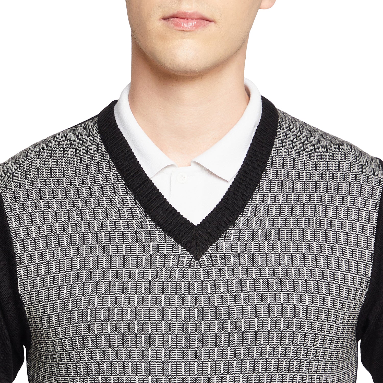 Duke Urban Men Full Sleeve V Neck Sweater (SDS8088)