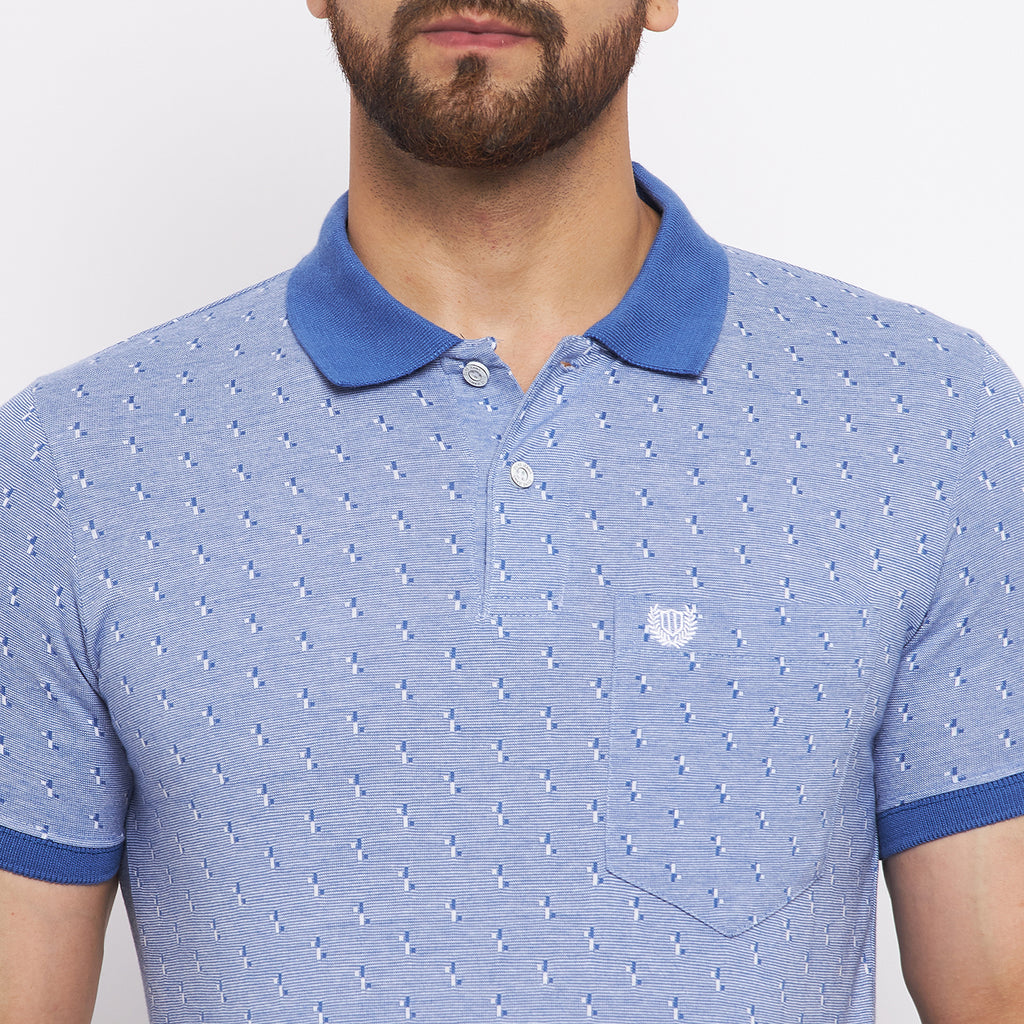 Duke Stardust Men Half Sleeve Cotton T-shirt (LF5378)