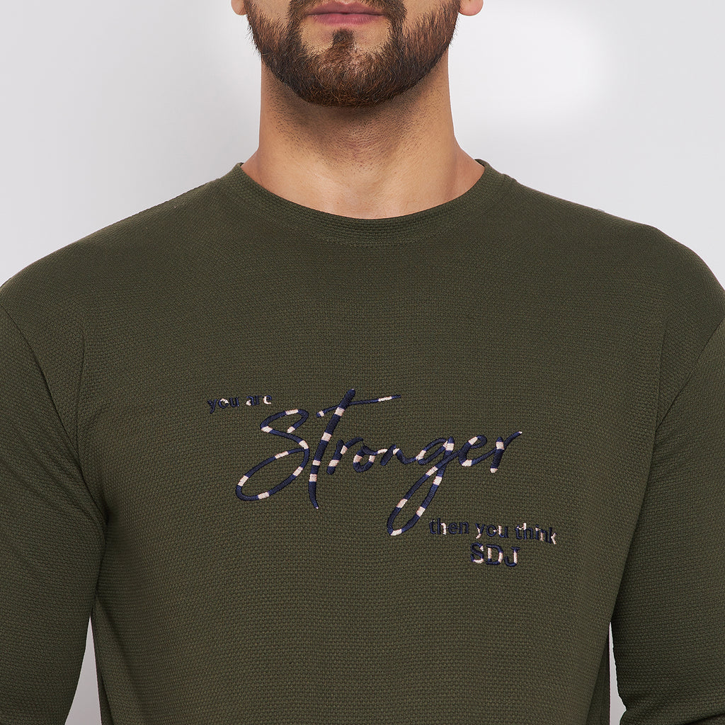 Duke Stardust Men Full Sleeve Cotton T-shirt (LF3955)