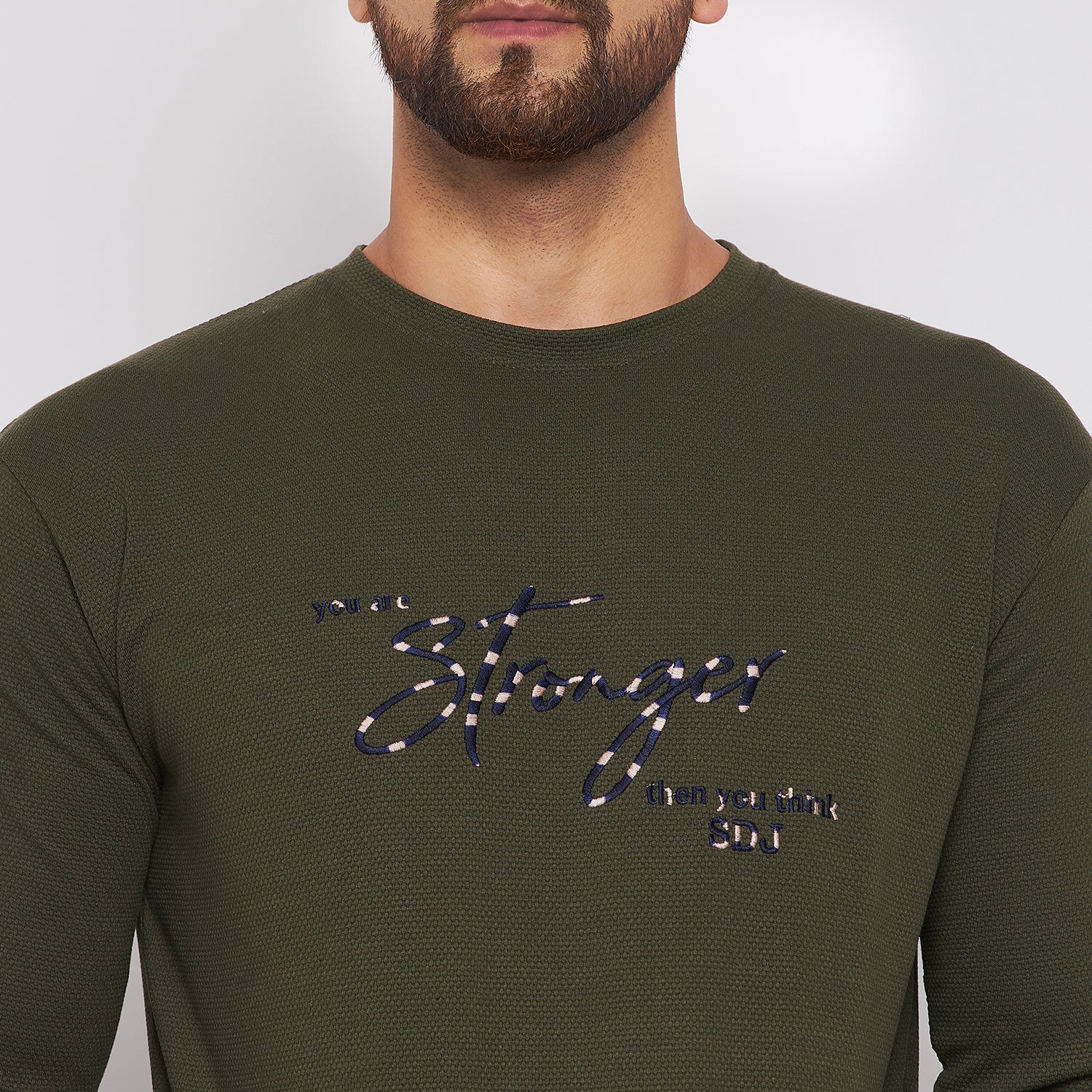 Duke Stardust Men Full Sleeve Cotton T-shirt (LF3955)
