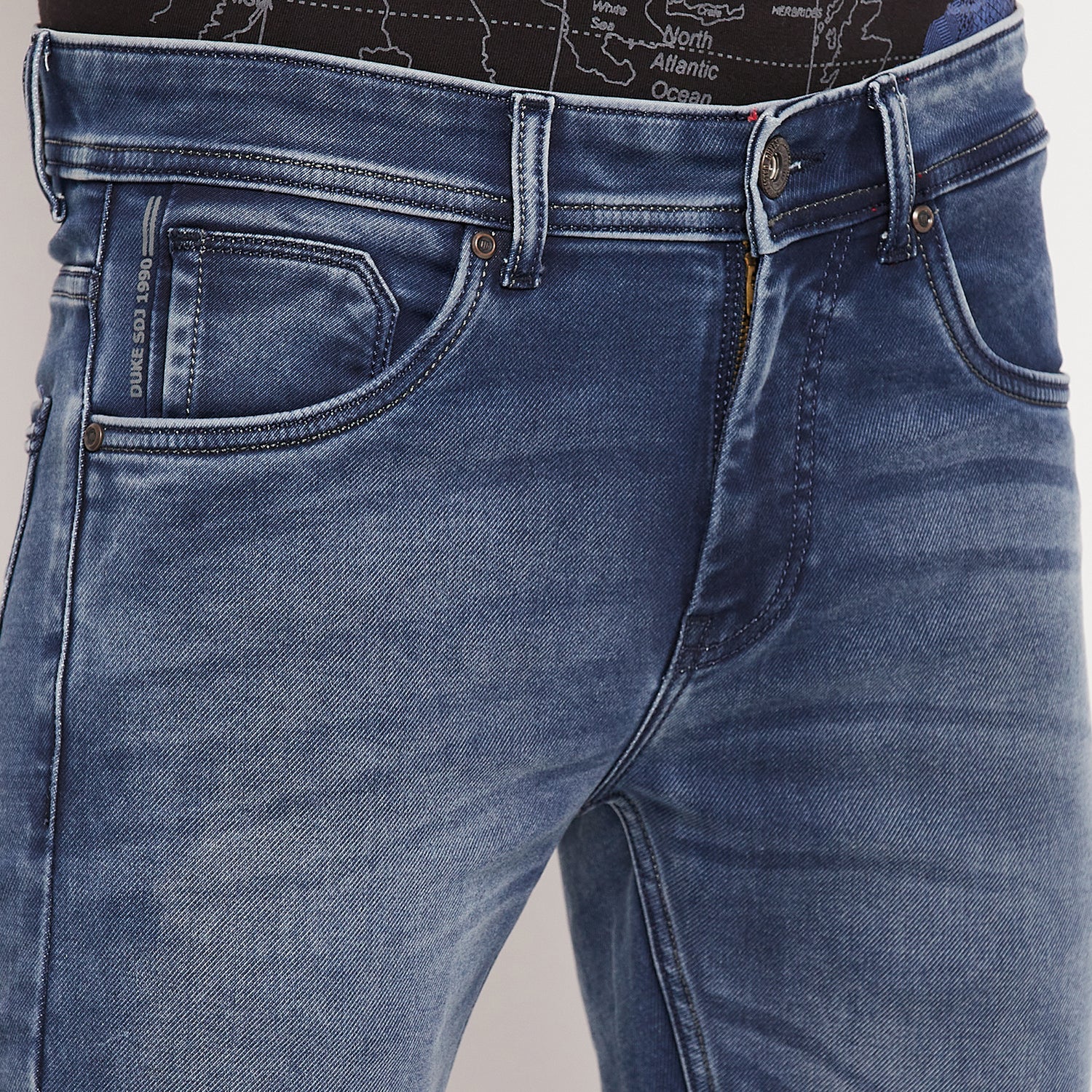 Duke Urban Men Slim Fit Stretchable Jeans (SDD5360)