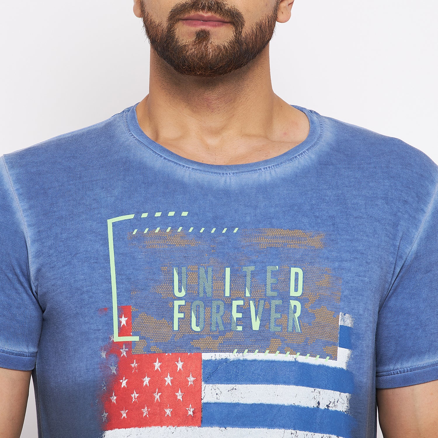 Duke Stardust Men Half Sleeve Cotton T-shirt (LF4876)