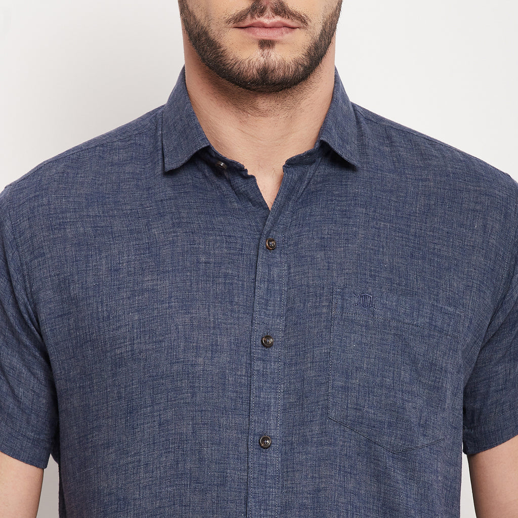 Duke Stardust Men Half Sleeve Cotton Shirt (SDO44CLM)
