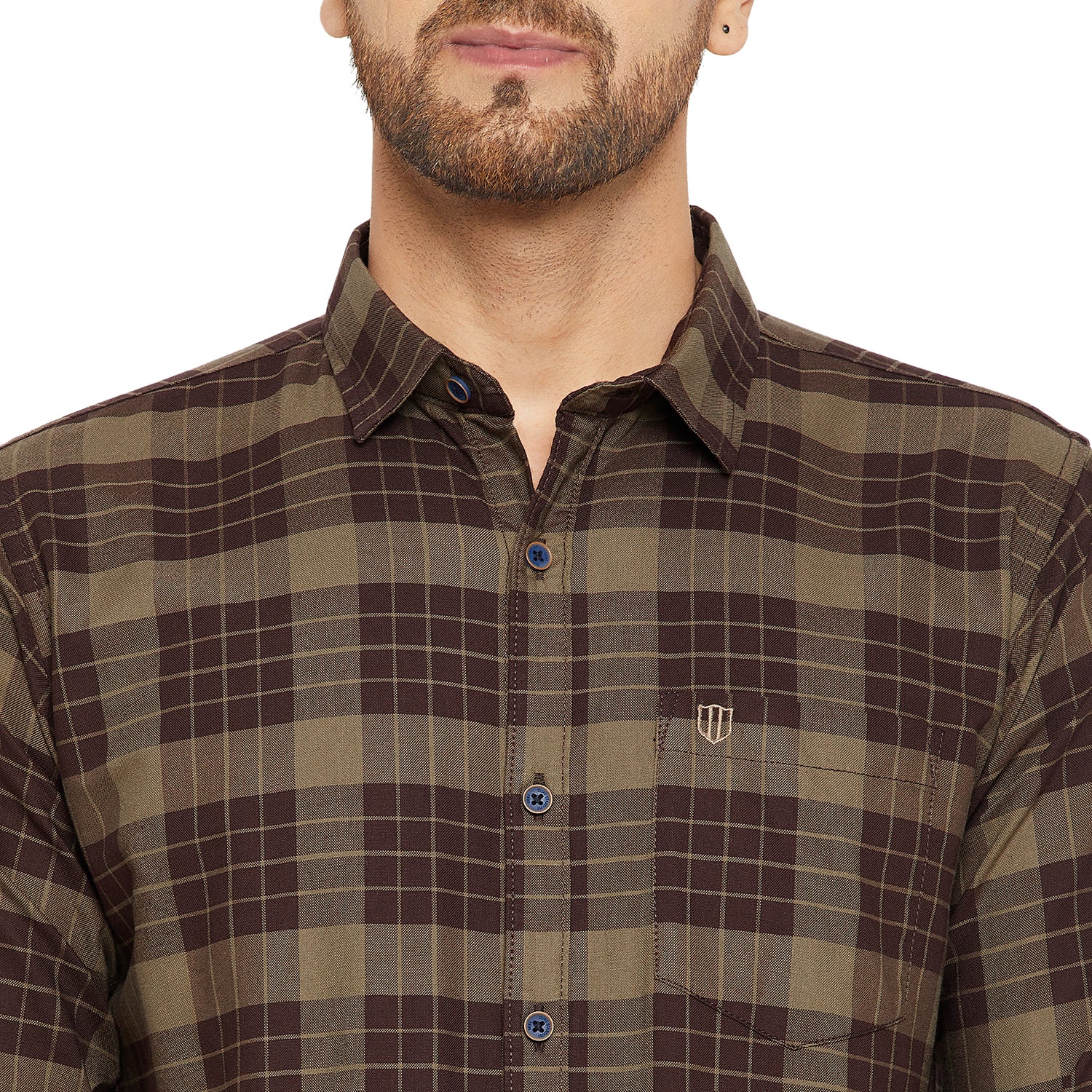 Duke Stardust Men Slim Fit Solid Spread Collar Casual Shirt (SDO5CKOJ)