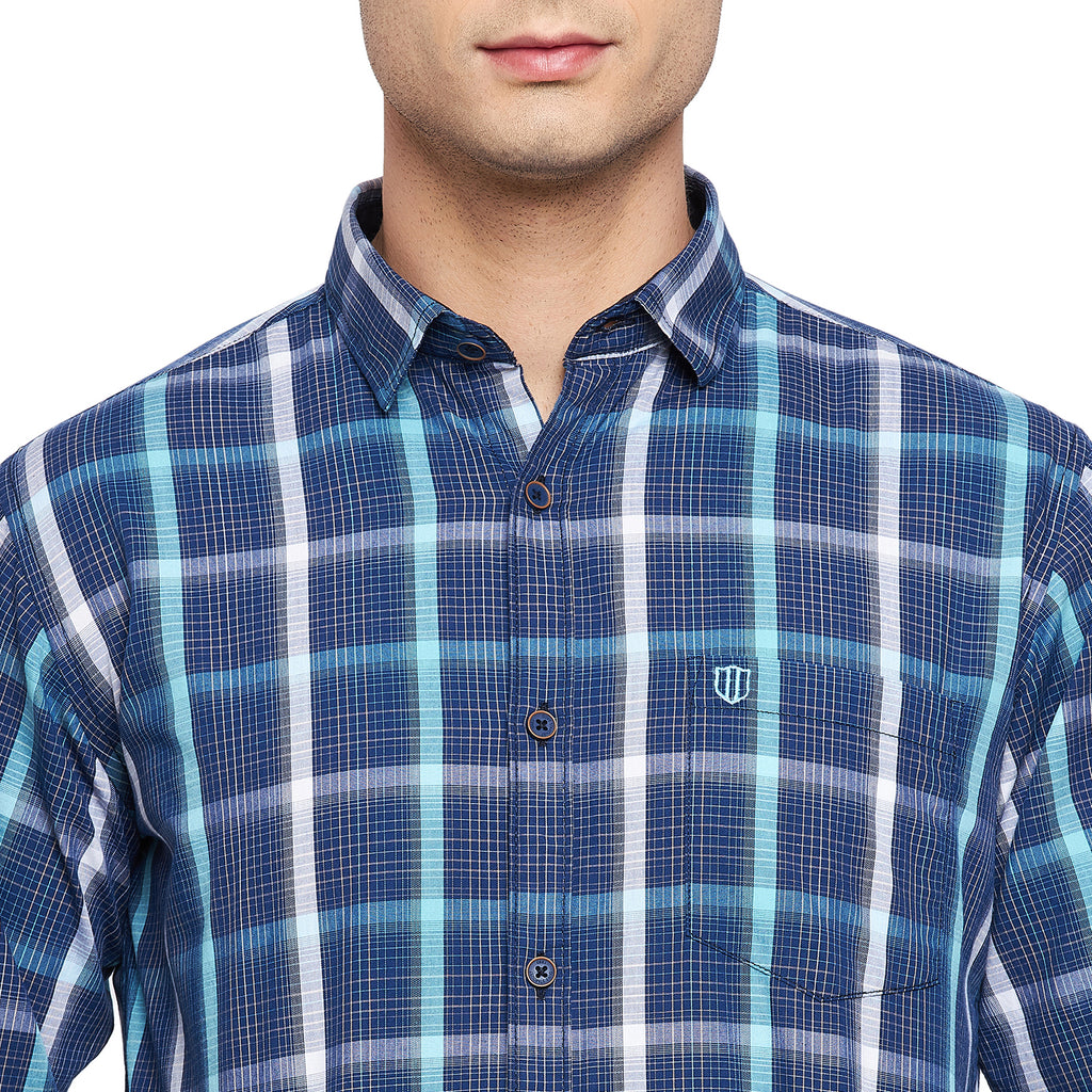 Duke Stardust Men Full Sleeve  Cotton Shirt (SDO5CKE)